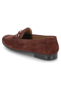 SIOUX Cambria Brown Suede Chain Moccasin