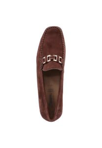 SIOUX Cambria Brown Suede Chain Moccasin