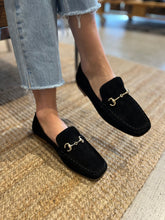Load image into Gallery viewer, BUENO Martha Black Ladies Suede Loafer
