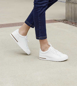 BIRKENSTOCK Bend White Leather Sneaker