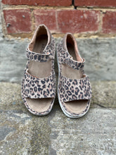 Load image into Gallery viewer, NAOT Norel Soft Stone Cheetah Combo Ladies Leather Sandal
