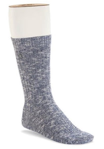 BIRKENSTOCK Socks Cotton Slub Blue/White