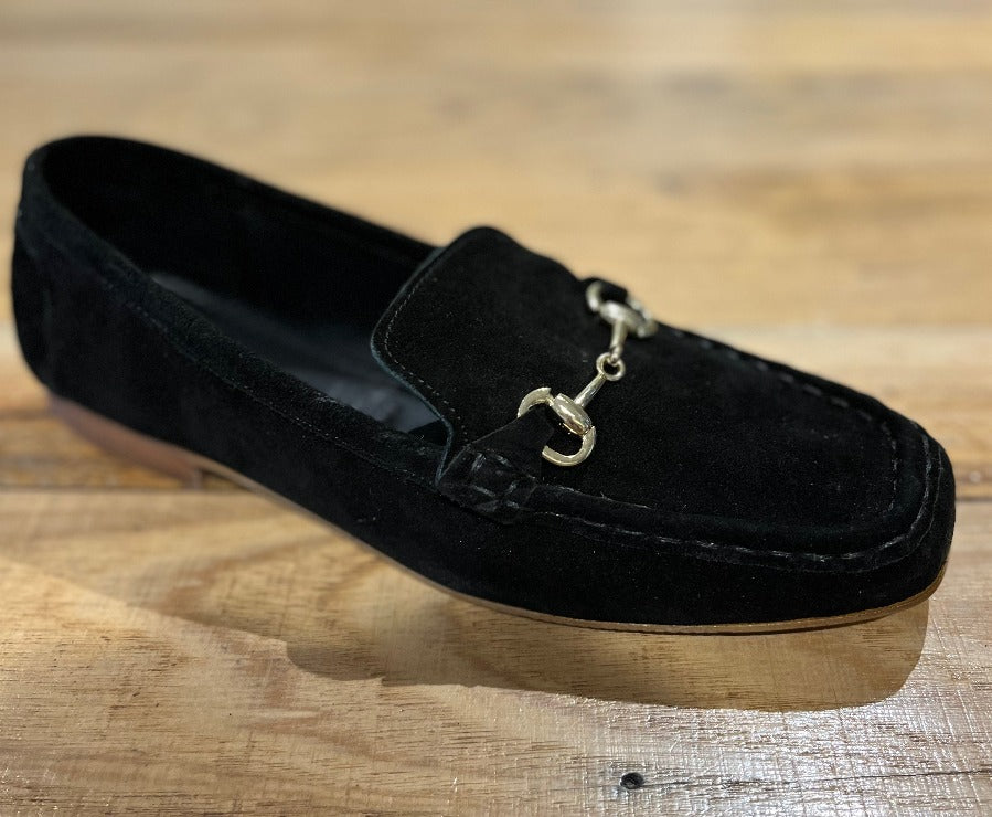 Black suede moccasins discount womens