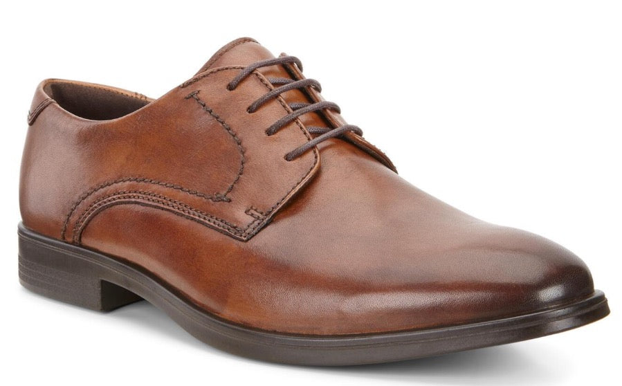 NWOT Ecco Melbourne lace up leather Mens oxfords in Amber Size 10 Amazon.com | ECCO Men main image 4