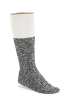 Load image into Gallery viewer, Birkenstock Cotton Socks Slub Grey/Black
