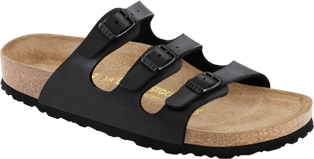 BIRKENSTOCK Florida Softbed in Black Slides Sandals