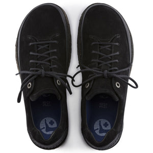 Birkenstock Honnef Low Black Suede Leather Shoe