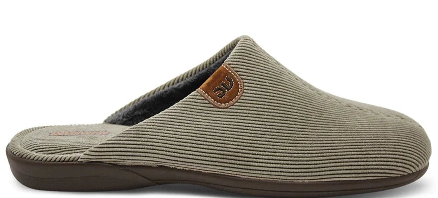 DEVALVERDE Taupe Men's Scuff | SOUL 2 SOLE SHOES – Soul 2 Sole Shoes