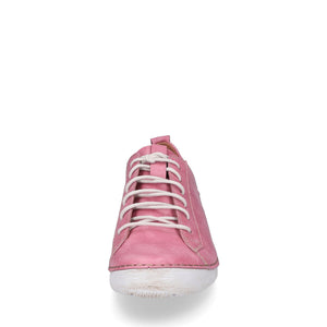 JOSEF SEIBEL Fergey 56 Pink Leather Lace Up Walking Shoe