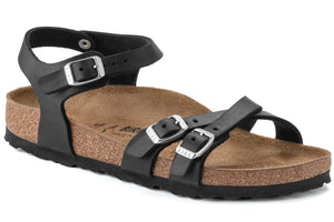 BIRKENSTOCK Kumba Black Oiled Sandal | Soul 2 Sole Shoes