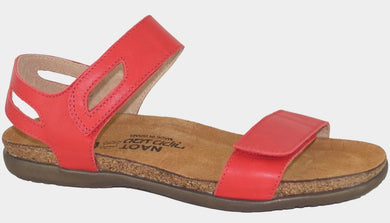 NAOT Courtney Kiss Red Ladies Leather Sandal | Soul 2 Sole