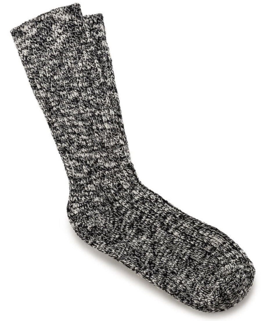 BIRKENSTOCK Socks Cotton Slub Black/Grey
