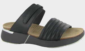 NAOT Vest Black Leather Sandal | Soul 2 Sole Shoes