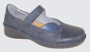 NAOT Conga Navy Combo Ladies Leather Shoe | Soul 2 Sole