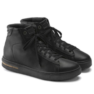 BIRKENSTOCK Bend Mid Black Leather Hi Top Sneaker/Boot