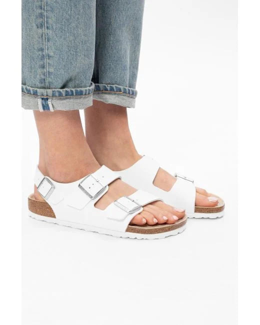 White 2024 milano birkenstock