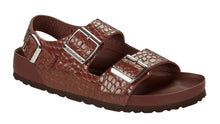 Load image into Gallery viewer, BIRKENSTOCK Milano Exquisite Hot Chocolate Embossed Leather | Soul 2 Sole Shoes
