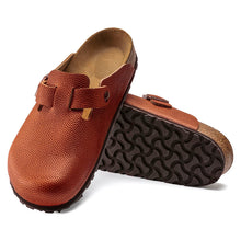 Load image into Gallery viewer, BIRKENSTOCK Boston Ginger Brown Embossed Natural Leather
