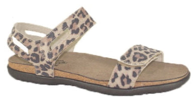 NAOT COURTNEY CHEETAH LADIES LEATHER SANDAL