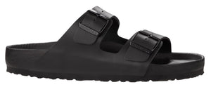 BIRKENSTOCK ARIZONA EXQUISITE NATUREAL LEATHER SLIDES