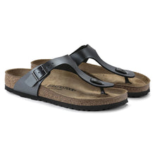 Load image into Gallery viewer, BIRKENSTOCK Gizeh Black Metallic BF Thong
