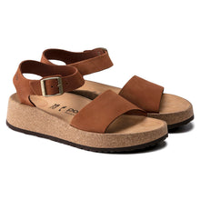 Load image into Gallery viewer, BIRKENSTOCK Glenda Pecan Ladies Nubuck (Papillio Platform Sandal)
