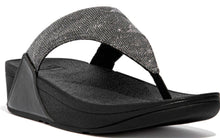 Load image into Gallery viewer, FITFLOP Lulu Glitz Black Sandal | Soul 2 Sole Shoes
