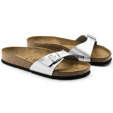 Load image into Gallery viewer, BIRKENSTOCK Madrid BF Silver Slides
