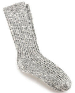Birkenstock Socks Cotton Slub Grey/White