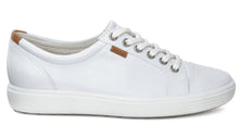 Load image into Gallery viewer, ECCO Soft 7 Ladies Leather Sneaker in White
